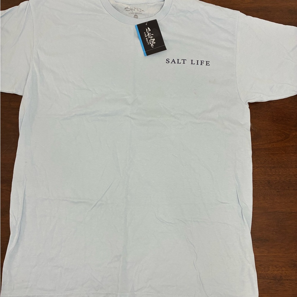 Salt Life Men's Light Blue Short Sleeve Tee